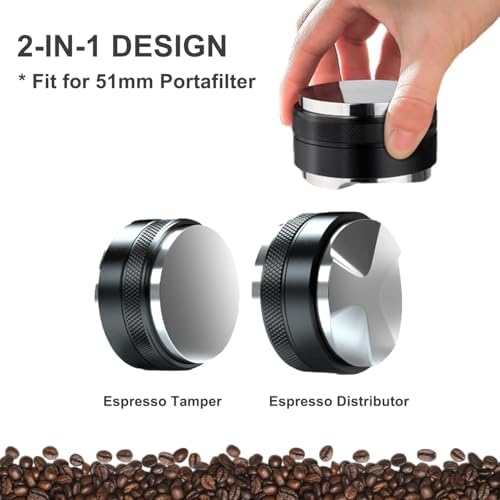 Complete 51mm Espresso Accessories Kit: Dual Head Espresso Leveler - Image 2