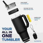 Frost Buddy Thicc Buddy 40oz Tumbler - Stainless Steel (Emerald Elegance) - Image 3