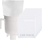 Cold Brew Coffee Filter Bags - 100 Pack Home Cold Brew System Filters for Cold Brew Coffee Maker 11.25''x13'' Home Model Disposable Coffee Brewing Bag by Unknown