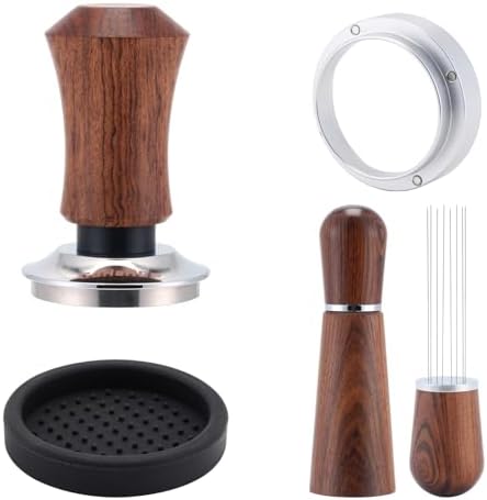 53.5mm Espresso Accessories Kit with Tamper, WDT Tool and Funnel by Unknown