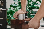 IKAPE 58MM Espresso Tamper Kit 6 IN 1 Silver, Coffee Tamper, Espresso Distributor, Magnetic Dosing Funnel, Puck Screen 2pcs, Espresso Knock Box & Station 2 IN 1 - Image 5