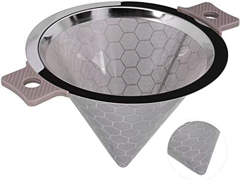 Stainless Steel Cone Strainer for Coffee Tea,Fine Mesh by Unknown