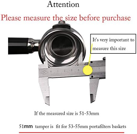 Coffee Tamper 51mm 100% Stainless Steel Barista Tools, Espresso Tamper Tool - Image 3