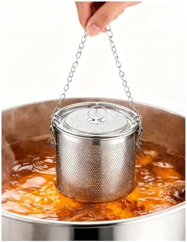 30 cm/11.8 inches Spice Infuser Basket Stainless Steel Halogen Cage for Clear Broths Cooking(30 x 25 cm) by Unknown