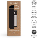Fellow Carter Tea Infuser for Loose Leaf Tea and Cold Brew - Matte Black - Image 3