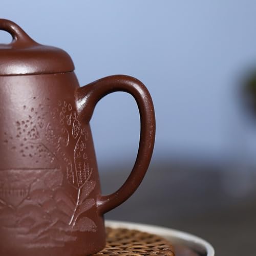 Tea Pots For Loose Tea Chinese Retro Classic Purple Clay Pot Home Office Teapot Retro Style Tea Set Suitable For Most Teas Tea Infuser Pot - Image 7