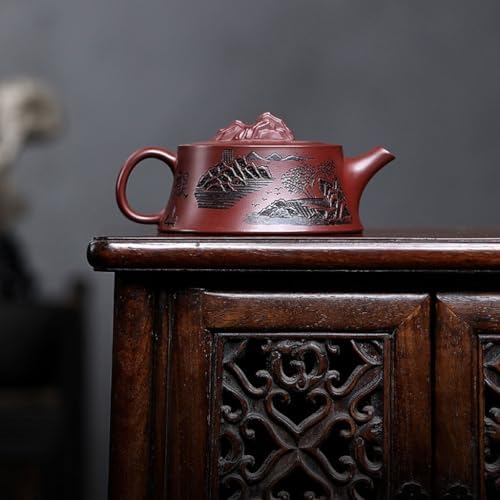 Kettle Teapot Teahouse Guanshan Han Tile Purple Sand Teapot Household Chinese Tea Infuser Portable Water Teapot - Image 7