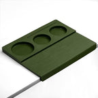 Normcore Espresso Tamping Station V3, Corner Tamping Mat, Corner Tamping Mat for 51mm 54mm 58mm Tamper, Distributor Holder, Food Grade Non-Slip Silicone, Dark Green - Image 2