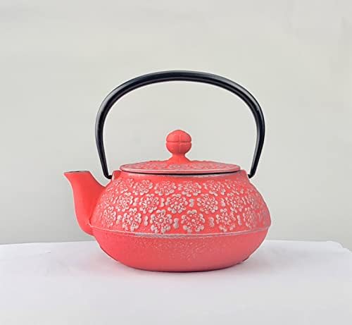 Iwachu 12706 Teapot, Type 5 Cherry Blossom, Silver/S Pink, 1.2 gal (0.65 L), Inner Enamel, Nambu Ironware - Image 2