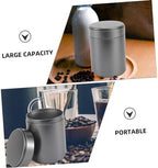 MAGICLULU 6pcs Metal Canister Tea Tin Loose Leaf Tea Storage Jars Airtight Food Container - Image 4