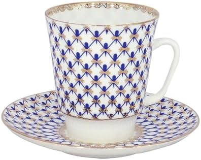 Imperial Cup and Saucer Set Collection (May Cobalt Net) by Unknown