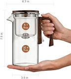 Magnetic Teapot, 30.4oz High Borosilicate Glass Teapot with Infuser, Loose Leaf Tea Steeper Pot, Heat Resistant Enchanti Tea Pot with Infusers for Herbal Leaf Brewing - Image 2