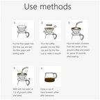 40/120 PCS V-shaped Coffee Filter Paper Cup 1-4 Pieces Of Hand Brewed Pot(120pcs) - Image 3