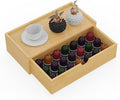 Bamboo Tea Organizer – Stackable Collection (1Drawer) by ARFETIGO