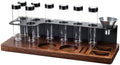 Single Dose Coffee Bean Cellars 8 Pcs, Coffee Bean Container, with Walnut Wood Base, Funnel, One-Way Exhaust Valve, 22-23g Capacity, for Coffee Bean Cellars by Unknown