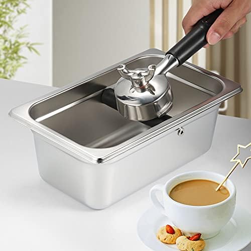 Large Coffee Knock Box, Stainless Steel Coffee Grounds Container, Espresso Knock Box for Families, Homes, Kitchens - Image 7