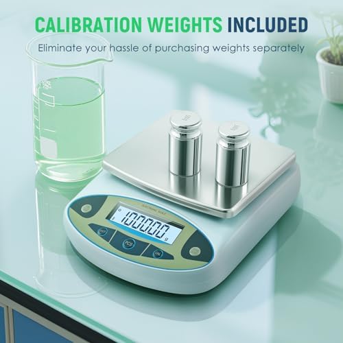 Antstone Lab Scale 6000g x 0.01g Digital Gram Scale Analytical Balance - Image 3