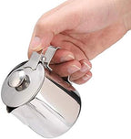 Coffee Milk Frother Cup, Stainless Steel Espresso Coffee Steaming Pitchers with Lid Milk Frothing Pitcher Coffee Machine Accessories Barista Tools for Latte Coffee Art (2000ml) - Image 6
