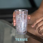 Tervis Clear & Colorful Tabletop - Bayou View Collection Made in USA Double Walled Insulated Tumbler Travel Cup Keeps Drinks Cold & Hot, 16oz - 4pk, Assorted Pastels - Image 5