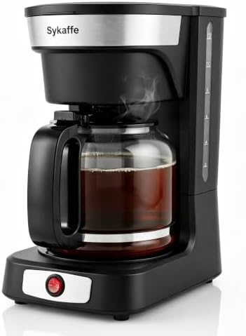 12-Cup Drip Coffee Maker,Auto Keep Warm,Reusable Filter,60Oz Size by Sykaffe
