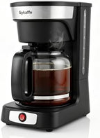 12-Cup Drip Coffee Maker,Auto Keep Warm,Reusable Filter,60Oz Size by Sykaffe