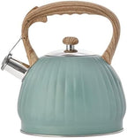 Tea kettle, Stovetop Whistling Tea Kettle Stainless Steel Teapot with Ergonomic Handle 3 Liter Capacity Anti-Scald Design by Unknown