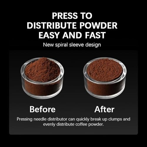 58mm WDT Tool Espresso - Adjustable Depth Espresso Distribution Tool, Stainless Steel Needles for 58mm & E61 Portafilters, Barista Coffee Accessories, Ideal for Home & Professional Use - Image 6
