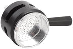 Coffee Pot Replacement Thermostat Aluminum Double Valve 2 Cup Anti Over Extraction Moka Pot Thermostat Accessories (Black) - Image 3