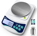 Digital Lab Scale 1000g x 0.01g oz/g/ct/DWT/tl/gn/ozt Precision Electronic Scientific Scale Analytical Balance for Laboratory Jewelry Kitchen, Includes 100g Weight and 2 x AAA Batteries by SASVY