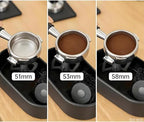 Coffee Portafilter Cleaning Kit, Automatic Knock Box Cleaner With Brush Station,Barista Tools For Home & Café， Machine Filter Device For 51/53/58mm Systems - Image 2