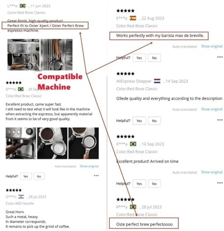 58mm Bottomless Portafilter, Compatible with Breville - Image 5