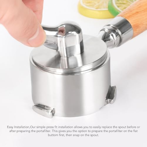 Portafilter Spout 54mm Stainless Steel, Even Extraction - Image 5