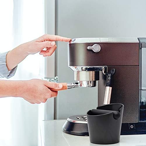 Coffee Knock Box - Joeji's Kitchen Espresso Grounds Bin Non-Slip Base - Image 6