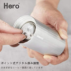 Hero S01 Hand Coffee Grinder, Stainless Steel Mortar, Adjustable Coarseness, Easy to Clean, Stainless Grinding core ABS shell（black） - Image 5