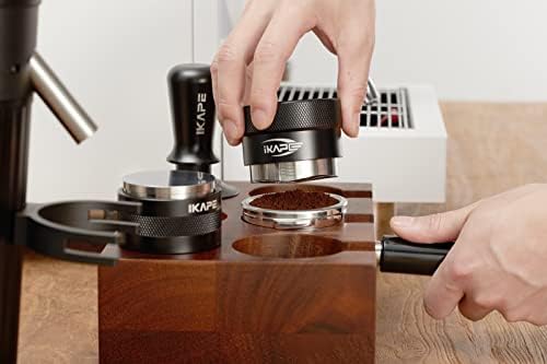 IKAPE Coffee Products, 51MM Coffee Distributor, Gravity Adaptive Espresso Distributor Fits All 51MM Espresso Portafilter, Compatible with 51MM Delonghi Bottomless Portafilter (Black) - Image 5
