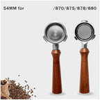 54MM 3ears Bottomless Portafilter Suitable，Stainless Steel Coffee Modified Handle Filter Tool,Compatible With Breville，Compatible With Sage，870/875/878/880(Tamper-53mm) - Image 3