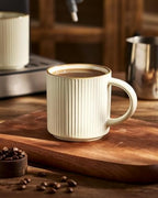 famiware Coffee Mug Set of 6, Star 12 oz Ceramic Mugs Cups Set with Handle - Image 6