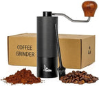 Manual Coffee Grinder - Portable Hand Grinder with Adjustable Stainless Steel Conical Burr for Espresso, Pour Over, French Press, Drip - Image 2