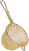 Copper Tea Infuser Strainer, Reusable Loose Leaf Tea Filter with Long Handle, Hand - Woven Fine Mesh Infuser for Teapot, Gold Tea Accessory for Home or Office Brewing by Unknown