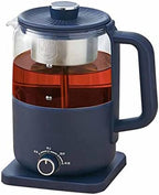 Electric kettle, 1.2L Glass Kettle Teapot Temperature Control Thermal Insulation Integrated Tea Making Machine Multifunctional Stainless Steel(1.2L) by Unknown