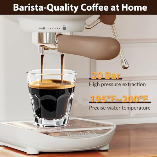 20 Bar Espresso Machine, Compact Espresso Maker with Milk Frother - Image 2