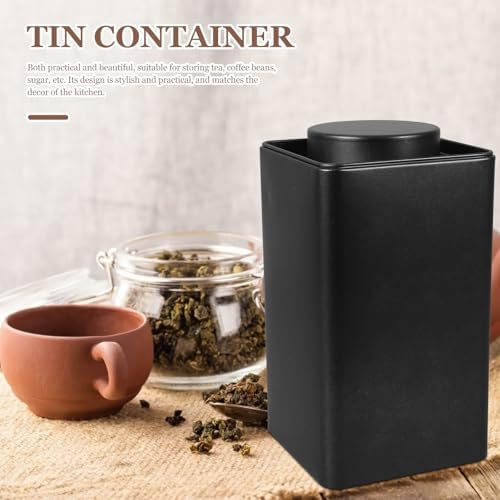 3pcs Square Vintage Tinplate Tea Tin for Loose Leaf Storage - Image 6