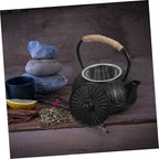Cast Iron Teapot for Brewing Water 600ml with Tea Filter - Image 2