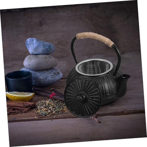 Cast Iron Teapot for Brewing Water 600ml with Tea Filter - Image 2