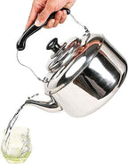 Stove Top Kettle Tea Kettle Stainless Steel Tea Kettle Stovetop Whistling Teapot With Ergonomic Handle Teapot For Gas Hob (Size : 3L) (One Color 7L) - Image 3