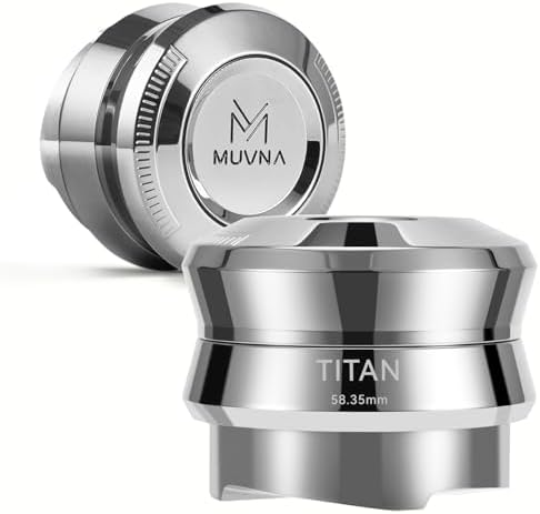 58.35mm Espresso Gravity Distributor Tool, Fully Stainless Steel by MUVNA