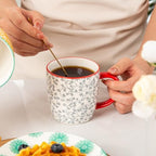 10 Oz Ceramic Coffee Mugs Set of 6 - Image 6