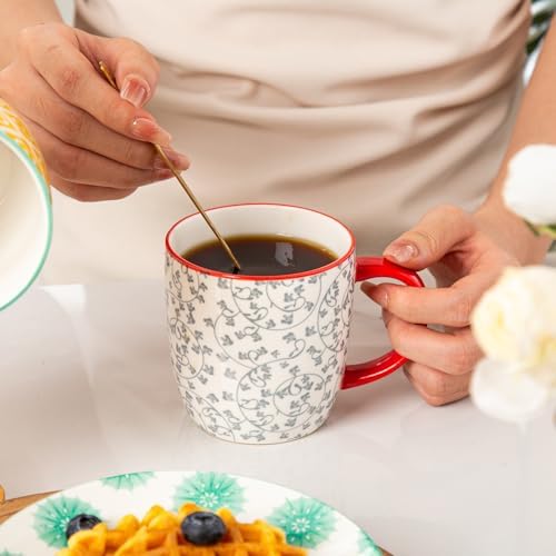 10 Oz Ceramic Coffee Mugs Set of 6 - Image 6