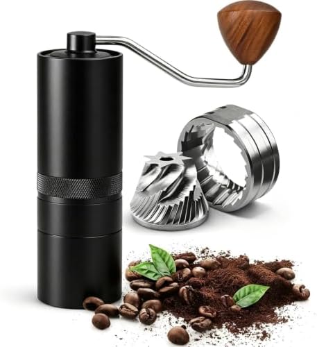 Pro Manual Coffee Grinder Stainless Steel Conical Burr by Unknown