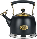 Tea Kettle Stainless Steel Teapot, Stainless Steel Teakettle for Stove Top with Heat Proof Ergonomic Handle 3.0 Quart by Unknown